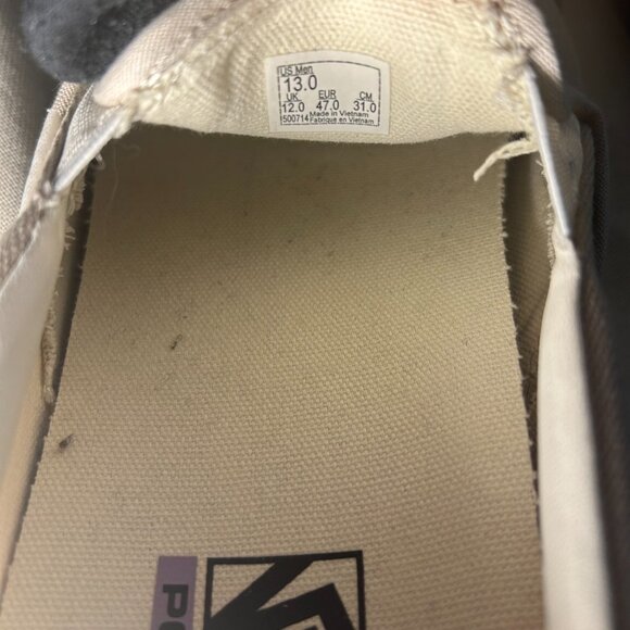 ? VANS Skate Slip-On – Tan / Black ?